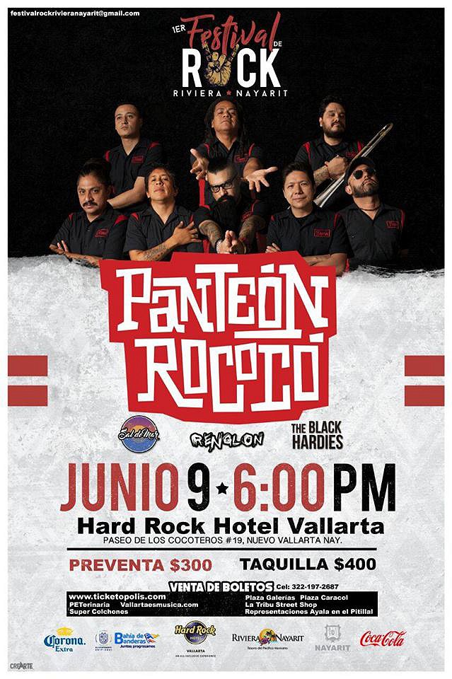1er Festival De Rock - Riviera Nayarit | Panteón Rococo